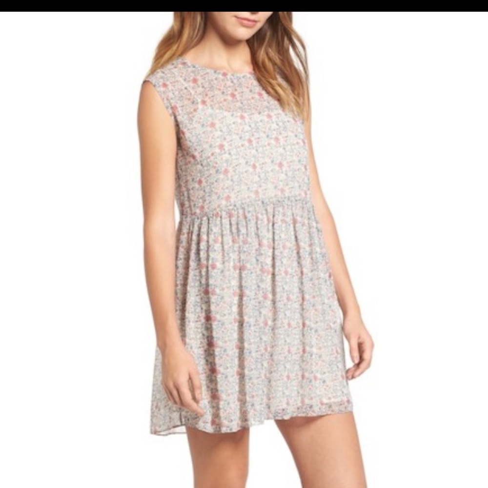 Madewell Babydoll Sharon Tie Dress Shadowpetal